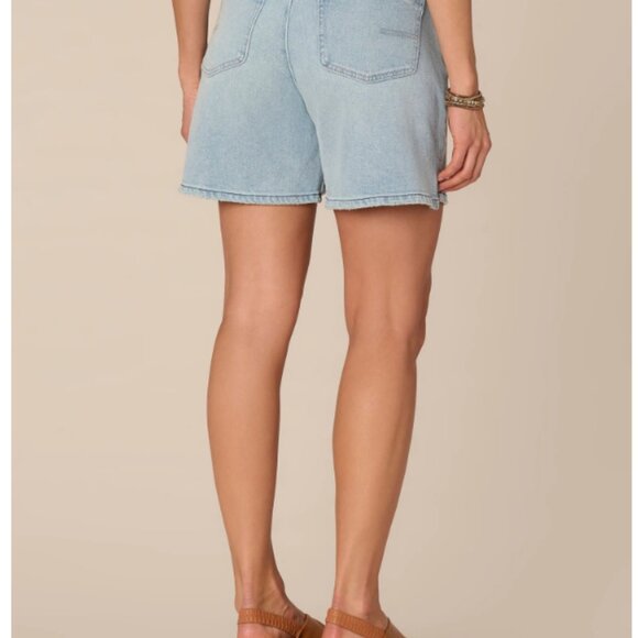 "Ab"leisure Skyrise Drawstring Relaxed  Shorts with Side Slit WS-165 - Picture 3 of 4